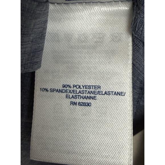 Lands' End Women's Button Up Shirt Sz M/P Stretch Pockets Denim Look - Picture 10 of 14